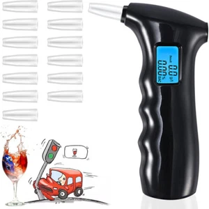 Alkoholtester Polizeigenau Alkoholmessgeräte 14 Mundstücken Profi Promilletester - Bild 1 von 14