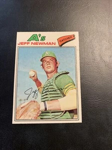 Cb5 1977 Topps #204 Jeff Newman athletics - Picture 1 of 2