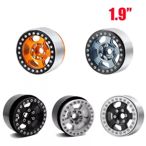 1/4/6x Alloy Beadlock 1.9" Wheel Rim for RC 1:10 AXIAL SCX10 TRX-4 D90 CC01 etc - Picture 1 of 17