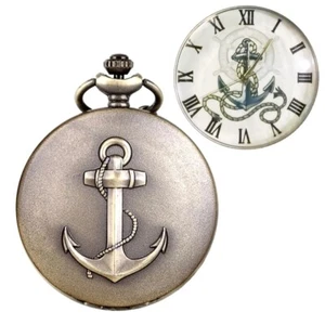Montre Gousset - Ancre Bateau Navire Marine (Réf 2) - Bild 1 von 6