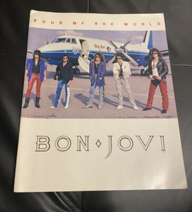 Bon Jovi Tour Of The World 1986 1987 Tour Offical Program Book  Vintage Rare SWW
