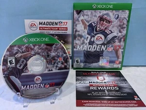 Madden NFL 17 (Microsoft Xbox One, 2016) with Inserts - Tested & Working - Picture 1 of 4