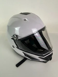 TRIANGLE Motorcycle Modular Full Face Helmet, White Size Medium - Picture 1 of 8