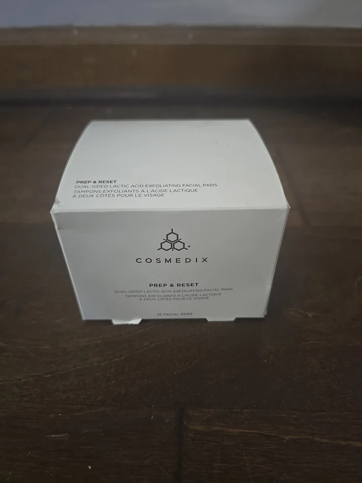 Cosmedix Prep & Reset Lactic Acid Exfoliating Facial Pads- NIB - Image 1 of 4