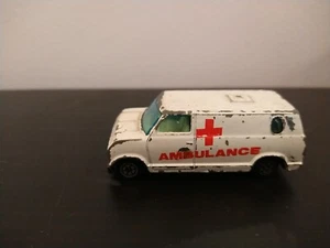 1970's Ford Econoline Ambulance Toy Diecast Car - Picture 1 of 6