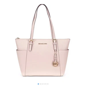 Michael Kors Jet Set Saffiano Leather Tote -Soft Pink - Picture 1 of 7
