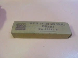 Conjunto de interruptor de calentador y enchufe Ford vintage NOS OA-18623-B 1950-1951 Passenge - Imagen 1 de 3
