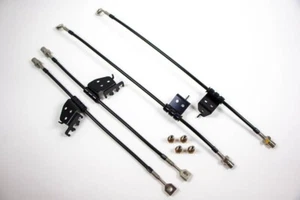OVERSTOCK SALE!! SDPC C8 Corvette Braided Brake Line Kit - Picture 1 of 7