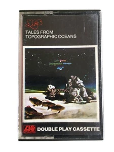 Yes - Tales From Topographic Oceans - Cassette 1973 Original White Paper Labels - Picture 1 of 2
