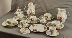 Rosenthal Sanssouci Service, Wunderschön handbemaltes Porzellan, 23 Teile - Bild 1 von 24