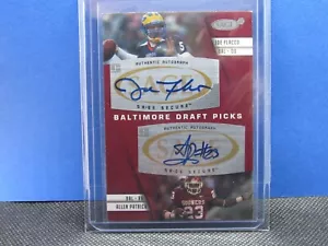 2008 JOE FLACCO SAGE AUTOGRAPH FOOTBALL ROOKIE CARD # 15 COLTS QB - Picture 1 of 1