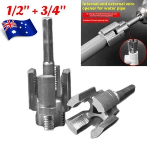 Integrated Internal & External Pipe ThreadingTool, PVC Pipe Thread Opener Kit AU - Picture 1 of 14