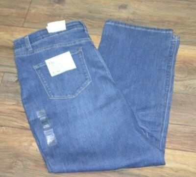 Croft & Barrow The Classic Stretch Jean Tummy Control Extra Comfort Medium Wash  - Image 1 of 4