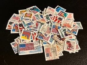 100 PNC Unsearched Off Paper US Stamps From a huge collection Dealer LOT #31 - Picture 1 of 1