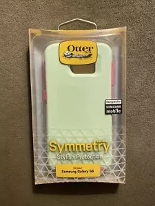 NUOVA custodia simmetrica Otterbox per Samsung Galaxy S6 Melon Pop blu e rosa custodia - Foto 1 di 2