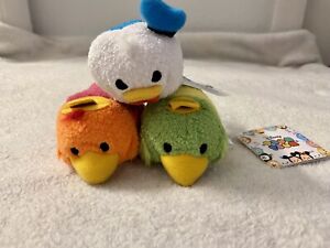 Disney Tsum Tsum Jose Carioca, Panchito, Donald Duck Mini Plush 3 Caballeros