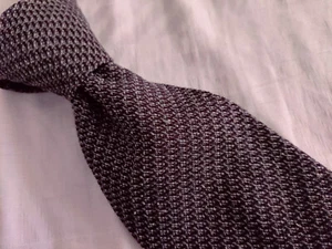 NWT TOM FORD Gray Silk/Wool Woven Tie In Original Bag Italy $270 - Picture 1 of 4