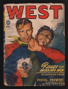 WEST Vol. 63 #1, November 1946, GD CONDITION, Novel by Steele, Story by Parsons - Imagen 1 de 2