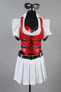 Batman Arkham Asylum City Harley Quinn Fancy Dress Cosplay Costume Tailored - Picture 1 of 6