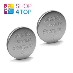 2 ENERGIZER 390 389 SR521SW BATTERIES SILVER 1.55V WATCH BATTERY EXP 2027 NEW - Picture 1 of 1