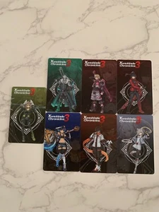 Xenoblade Chronicles Set of 3 7 NFC Cards - Picture 1 of 1