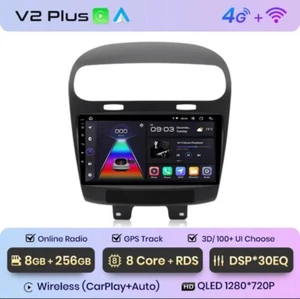 Autoradio para Fiat Freemont 2011-2020 8G+ 256GB 8Core 4G+ Wifi Carplay Wireless - Imagen 1 de 9