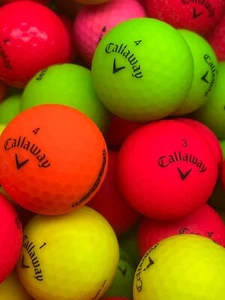 48 Matte Callaway Mix Assorted Colors 4A Used Golf Balls AAAA - Picture 1 of 5