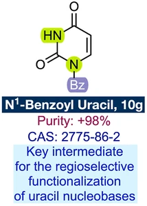 N1-Bz URACIL || CAS: 2775-86-2 || 10 g || Purity: +98.0% - Imagen 1 de 9