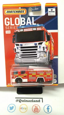 Matchbox serie Global Scania p 360 camion dei pompieri (NP48) - Immagine 1 di 2