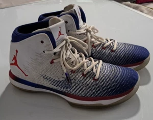 Air Jordan 31 Shoes Mens Size 12 Red White Blue XXXI Olympic USA Bask Sneakers - Picture 1 of 24