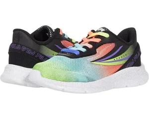 Athletic Shoes NEW FILA Optix 3 Girls Black Green Pink Sparkle Size 6.5 Girls - Picture 1 of 6