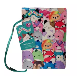Squishmallow Activity Journal with Bookmark Soft Fuzzy Brand New Hard to Find - Picture 1 of 7