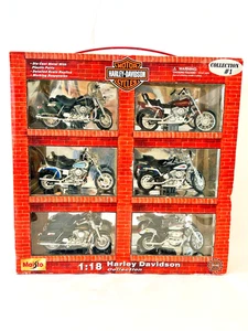 1999 Harley Davidson Motorcycle 1:18 Diecast Model Maisto Collection # 1 - Picture 1 of 15