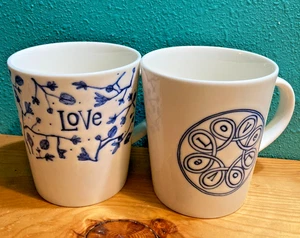 2 LOVE Becher Tassen Royal Doulton Ellen Degeneres ED - Set - Bild 1 von 7