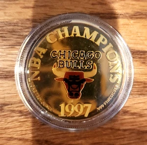 1 oz .999 Feinsilbermedaille - 1997 NBA Champion Chicago Bulls - Bild 1 von 2