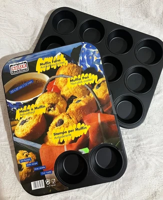 Orig.KAISER, 2 x 12’er Muffinform,  Muffin Backblech 35 x 27 cm, NEU, NP € 38,30 - Bild 1 von 4