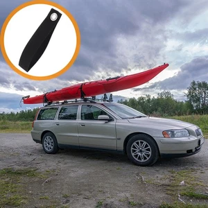5Pcs Hood Loop Straps Tie Down Anchor Straps for Hauling Canoe or Kayak (Black) - Picture 1 of 12