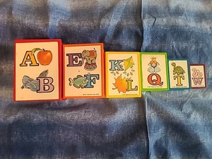 Child's Tuppertoys Tupperware Stacking Boxes ABC's 1987 Complete - Picture 1 of 16