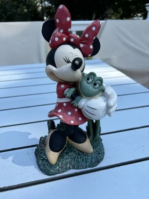 Disney Minnie Mouse Estatua Exterior Jardín Decoración Patio Resina De Colección RARA Foto 1 de 4