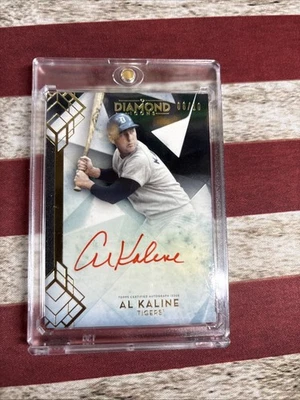2020 Topps Diamond Icons Red Ink Autograph Al Kaline 6/10 #RI-AKA DETROIT TIGERS - Image 1 of 2