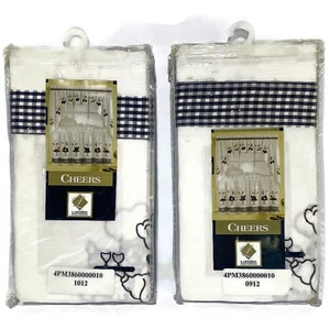 Lorraine Home Fashions Fenster Volant 2er Set Cheers Design #337 60x12  - Bild 1 von 5