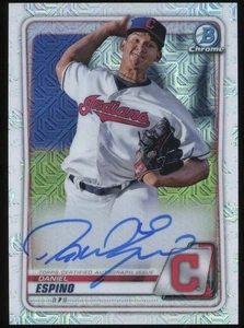 Daniel Espino 2020 Bowman Chrome Mojo Auto Indians BCMA-DE - Picture 1 of 2