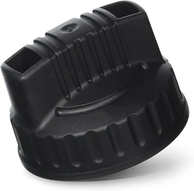 HASANBAR 73185 Replacement Part New Drain Cap Wet/Dry Vacs Shop Vacuums, Black