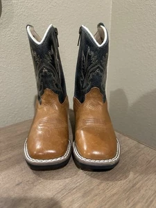 Cody James Toddler Leather Western Boots size 8C - Picture 1 of 5