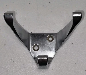 Vintage Crome Plated Hat Coat Hook Bathroom Hook 1950'S Old Hardware MCM - Picture 1 of 10