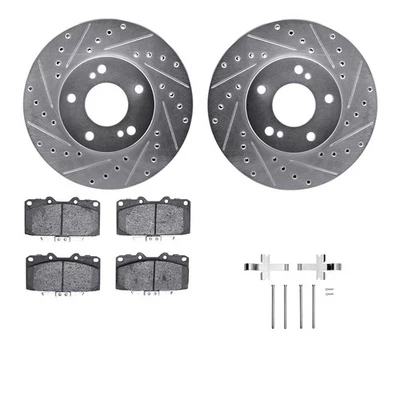 For Nissan 300ZX 89-96 Brake Kit Drilled & Slotted Front Brake Kit w Performance Foto 1 de 2