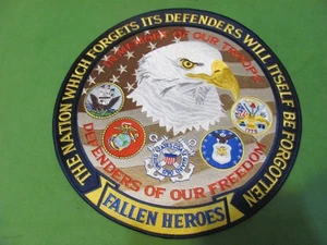 Eroi Caduti in Memoria delle Nostre Truppe Difensori della Nostra Libertà Patch 12”. - Foto 1 di 3