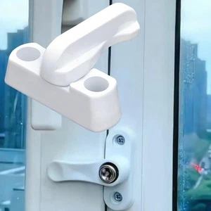 4x Window Locks Replaces for up and Down Window Sliding Glass Door Lock Home - Picture 1 of 7