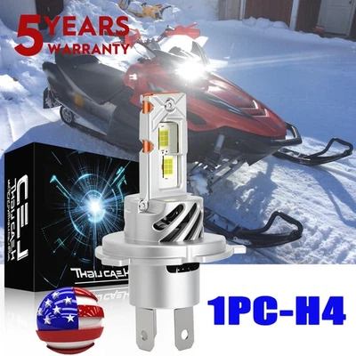 NEW Ultra Bright H4 LED headlight bulb for 2003-2009 Ski-Doo Summit 550F: Hi/Low Foto 1 de 4