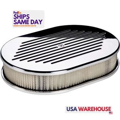 Billet Specialties 15320, Kit Pequeño Limpiador de Aire Ovalado Bola Fresada Rendimiento Par Foto 1 de 4